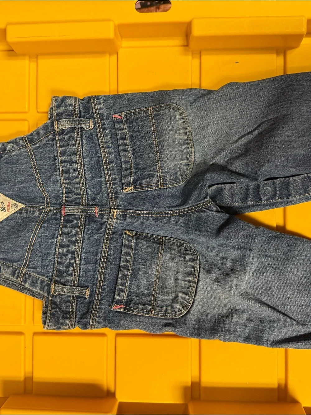 2 OshKosh B'gosh Denim Relaxed Jeans Overalls